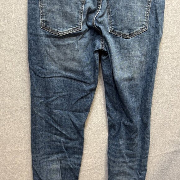 Old Navy Relaxed Slim Distressed Built in Flex 32X34 Blue Jeans - Picture 2 of 7